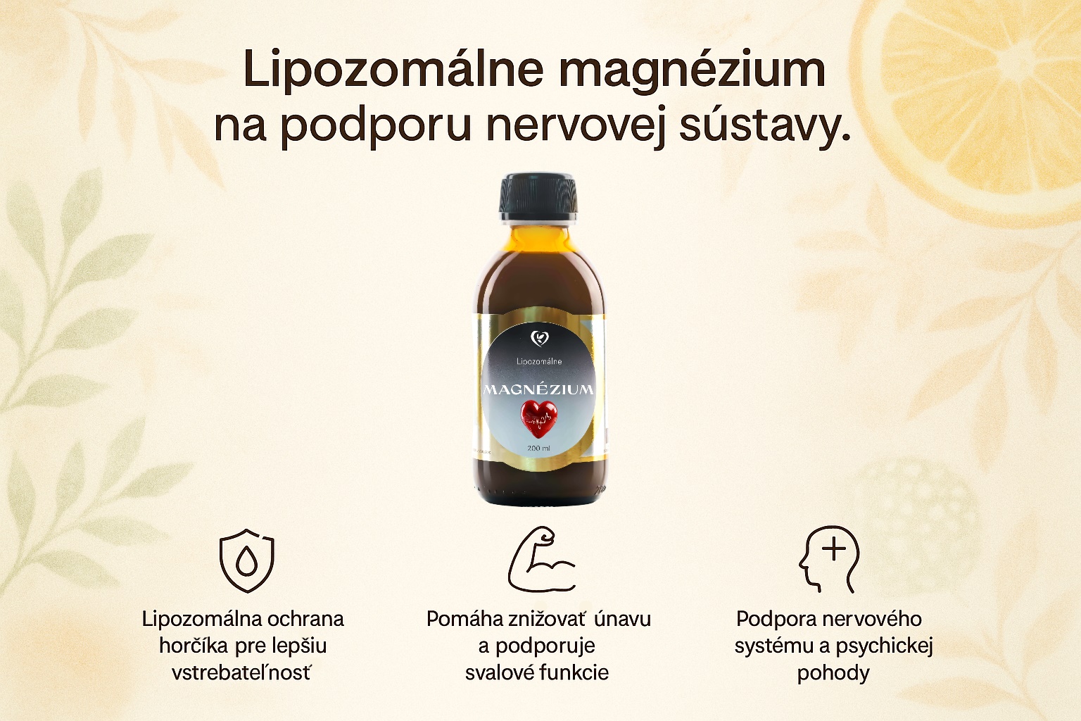 Lipozomálne magnézium popis